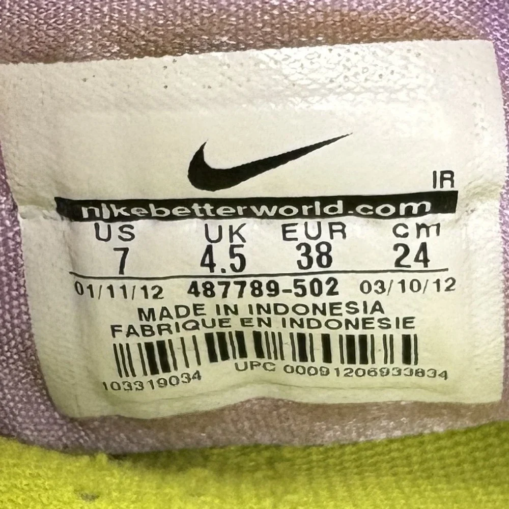 Nike Free Fit 2 Purple Pink Womens US Size 7 EUR 38 487789-502 Running Shoes - Picture 10 of 10